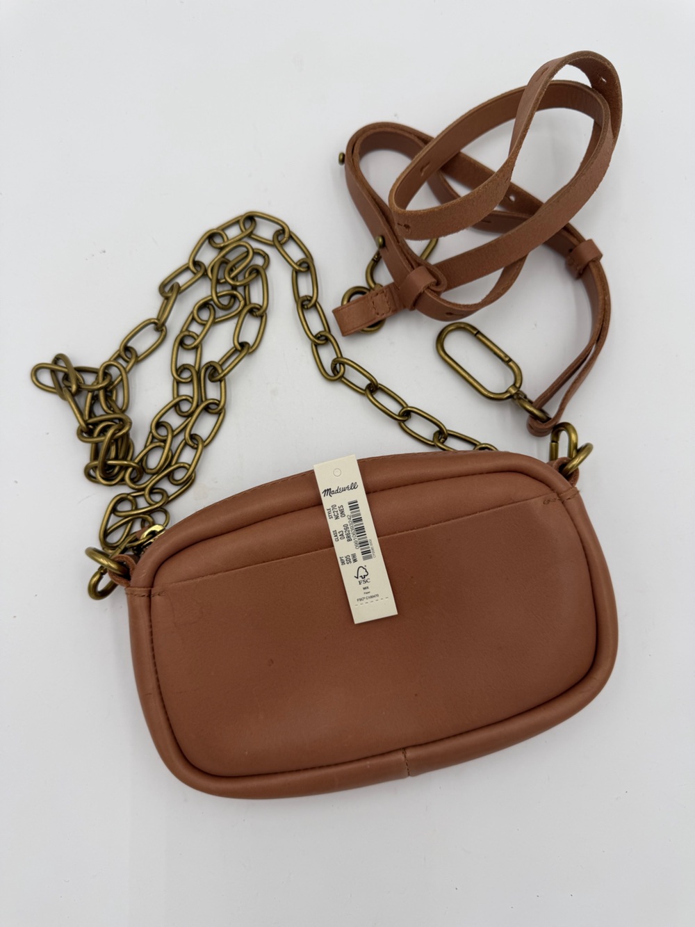 Madewell Leather Carabiner Mini Crossbody NC270 NWT